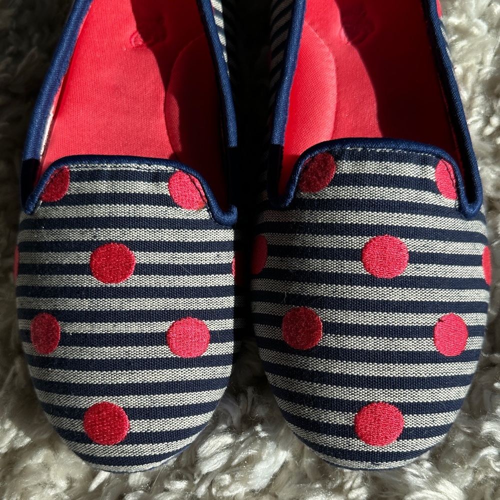 NWOT Acorn Striped and Polka Dot Slippers - Picture 5 of 5